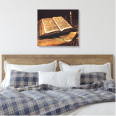 Toile Vincent Van Gogh - La Vie Toujours Avec La Bible (Insitu(Chambre))