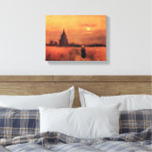 Toile Vincent Van Gogh - La Vieille Tour Dans Les Champs (Insitu(Chambre))