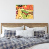 Toile Vincent Van Gogh - Le Café de nuit à Arles (Insitu(Chambre))