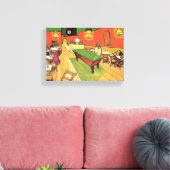 Toile Vincent Van Gogh - Le Café De Nuit À Arles (Insitu(Salon))