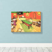 Toile Vincent Van Gogh - Le Café De Nuit À Arles (Insitu (Plancher de Bois))