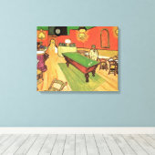 Toile Vincent Van Gogh - Le Café de nuit à Arles (Insitu (Plancher de Bois))