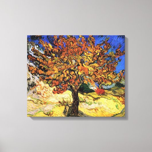 Toile Vincent Van Gogh - Le Mûrier Beaux-Arts (Recto)