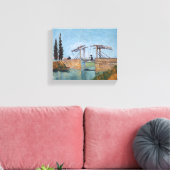 Toile Vincent Van Gogh - Le pont des Langlois à Arles (Insitu(Salon))