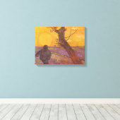 Toile Vincent van Gogh - Le Sower (Insitu (Plancher de Bois))
