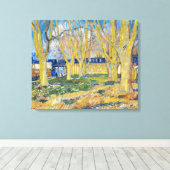 Toile Vincent van Gogh - Le Train Bleu (Insitu (Plancher de Bois))