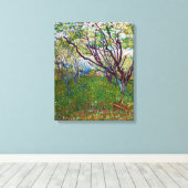 Toile Vincent van Gogh - Le verger en fleurs (Insitu (Plancher de Bois))