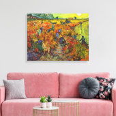 Toile Vincent van Gogh - Le vignoble rouge (Insitu(Salon))