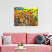 Toile Vincent van Gogh - Le vignoble rouge (Insitu(Salon))