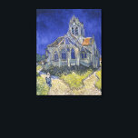 Toile Vincent Van Gogh, L'église d'Auvers<br><div class="desc">Vincent Van Gogh - L'église d'Auvers,  1890.</div>