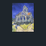 Toile Vincent Van Gogh, L'église d'Auvers<br><div class="desc">Vincent Van Gogh - L'église d'Auvers,  1890.</div>