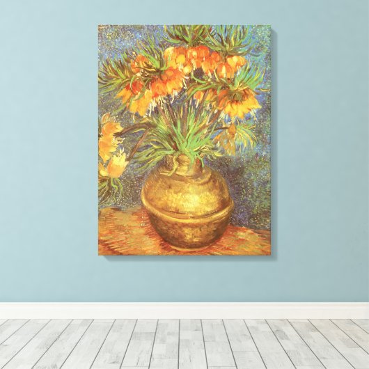 Toile Vincent van Gogh - Les amitiés dans un vase en cui (Insitu (Plancher de Bois))
