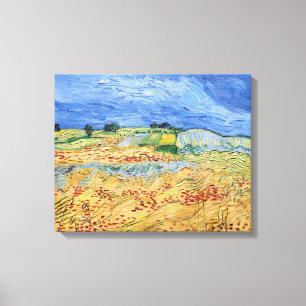 Toile Vincent van Gogh - Les champs / Plaine à Auvers