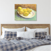 Toile Vincent van Gogh - Les citrons à vie fixe sur une (Insitu(Chambre))
