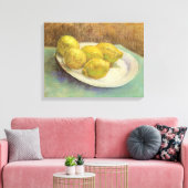 Toile Vincent van Gogh - Les citrons à vie fixe sur une (Insitu(Salon))