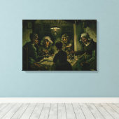 Toile Vincent van Gogh - Les mangeurs de pommes de terre (Insitu (Plancher de Bois))