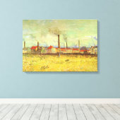 Toile Vincent van Gogh - Les usines à Asnieres (Insitu (Plancher de Bois))