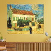 TOILE VINCENT VAN GOGH - MAISON BLANCHE DE NUIT CANVAS (Insitu(Salon))