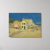 Toile Vincent Van Gogh, Maison Jaune, Rue (Recto)