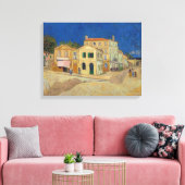 Toile Vincent van Gogh - Maison Jaune / Rue (Insitu(Salon))