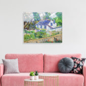 Toile Vincent van Gogh - Maisons à Auvers (Insitu(Salon))