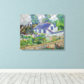Toile Vincent van Gogh - Maisons à Auvers (Insitu (Plancher de Bois))