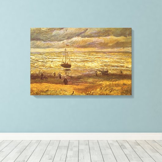 Toile Vincent van Gogh - Mer à Scheveningen (Insitu (Plancher de Bois))