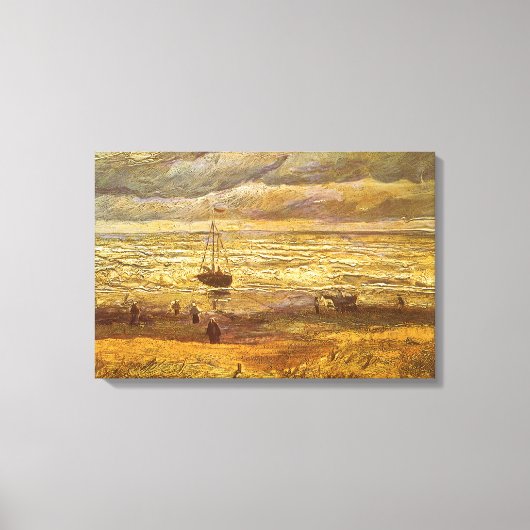 Toile Vincent van Gogh - Mer à Scheveningen (Recto)