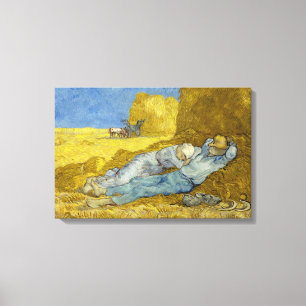 Toile Vincent Van Gogh - Midi, repos du travail / La Sie