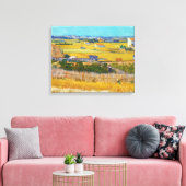 Toile Vincent van Gogh - Moisson à La Crau (Insitu(Salon))