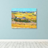 Toile Vincent van Gogh - Moisson à La Crau (Insitu (Plancher de Bois))