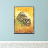 Toile Vincent van Gogh - Nature morte avec crâne (Insitu (Plancher de Bois))