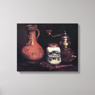 Toile Vincent Van Gogh - Nature morte avec moulin à café