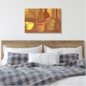 Toile Vincent van Gogh - Nature morte Pinceaux dans un p (Insitu(Chambre))