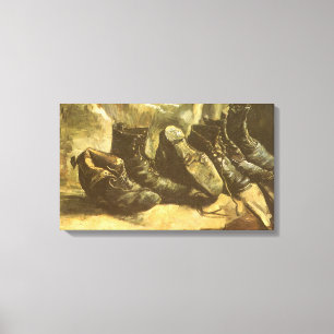 Toile Vincent van Gogh - Nature morte Trois paires de ch