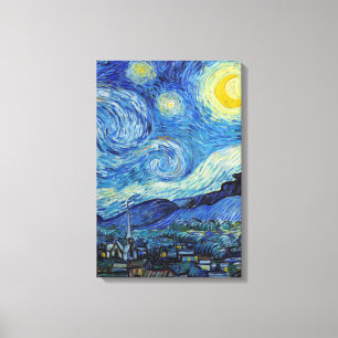 Toile Vincent Van Gogh Nuit d'art Vintage