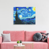 Toile Vincent Van Gogh - Nuit étoilée (Insitu(Salon))