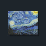 Toile Vincent van Gogh - Nuit étoilée<br><div class="desc">Vincent van Gogh - Nuit étoilée - 1889 - peinture à l'huile</div>