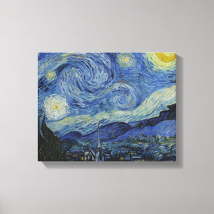 Toile Vincent van Gogh - Nuit étoilée