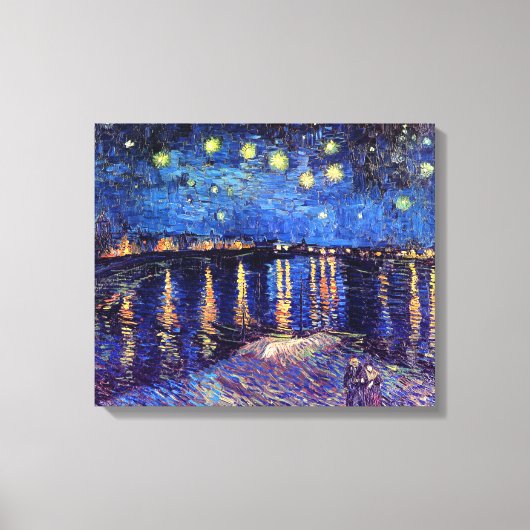 Toile Vincent Van Gogh - Nuit étoilée Sur Le Rhône (Recto)