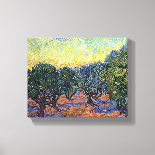 Toile Vincent Van Gogh Olive Grove Impressionnisme Art (Recto)