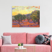 Toile Vincent van Gogh - Olive Grove, Orange Sky (Insitu(Salon))