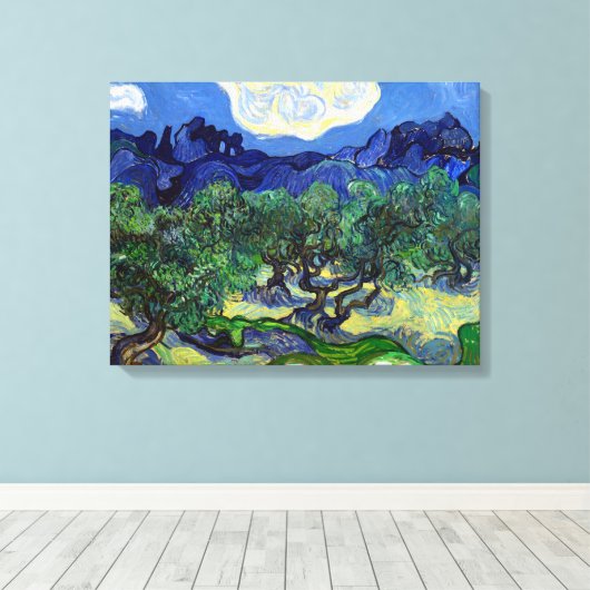 Toile Vincent van Gogh Olive Trees (Insitu (Plancher de Bois))