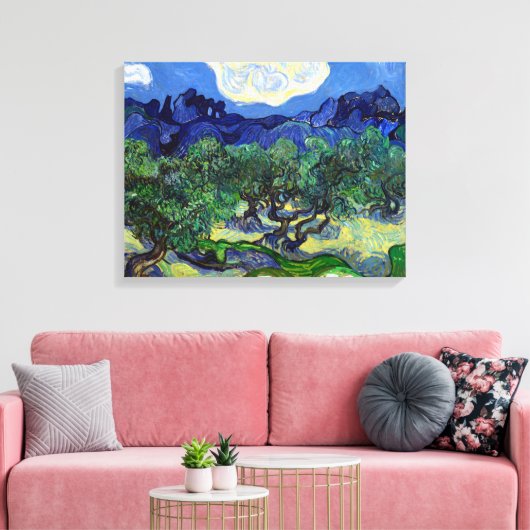 Toile Vincent van Gogh Olive Trees (Insitu(Salon))