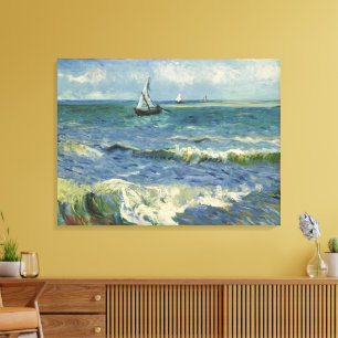 Toile Vincent van Gogh - Paysage marin près de Saintes M