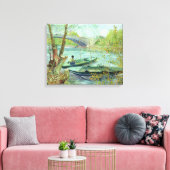 Toile Vincent van Gogh | Pêche au printemps (Insitu(Salon))