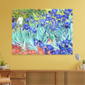 Toile Vincent Van Gogh peignant les Iris (Insitu(Salon))
