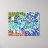 Toile Vincent Van Gogh peignant les Iris (Recto)
