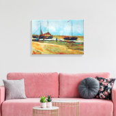 Toile Vincent Van Gogh - Plage à Scheveningen Beaux-Arts (Insitu(Salon))