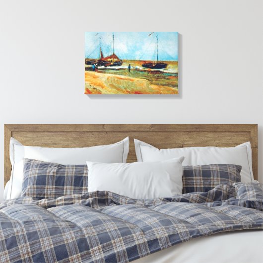 Toile Vincent Van Gogh - Plage de Scheveningen Art (Insitu(Chambre))